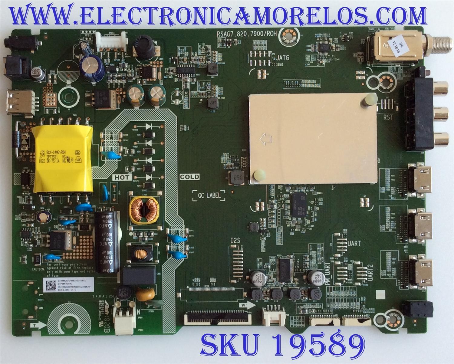 MAIN / SHARP / 233668 / RSAG7.820.7900/ROH / 221820 / HU32K2601HWR / PANEL HD315K2H81-B1\S2\BBY\GM\ROH / MODELO LC-32LB591U