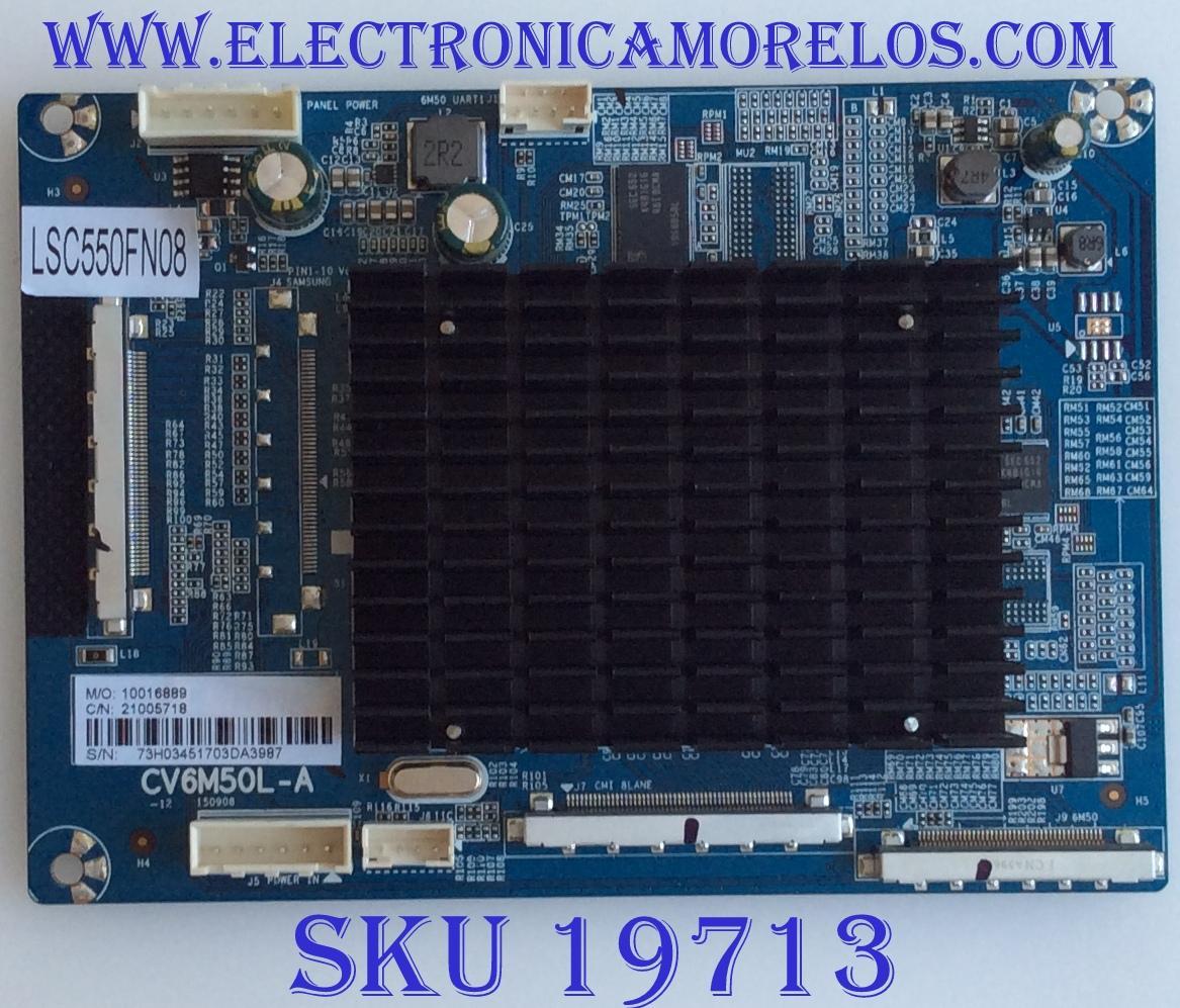 TARJETA INTERFACE / ELEMENT / 10016889 / CV6M50L-A-12 / 21005718 / LSC550FN08 / PANEL MD5524YTSU / MODELO E4SFT5517