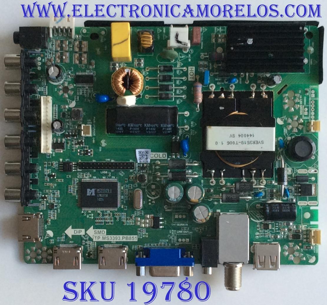 MAIN  FUENTE (COMBO) UPSTAR / 22002A0048T-05 / N14110005 / TP.MS3393.PB851 / 22002A0048T-05 / PANEL BOEI320WX1 / 