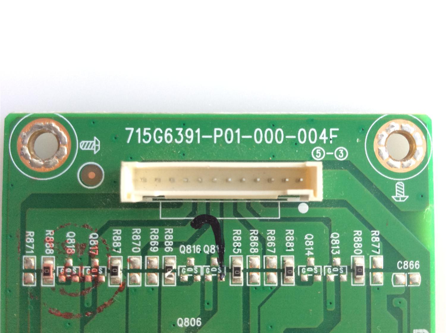 LED DRIVER / VIZIO / 715G6391-P01-000-004F / PANEL LNTVDU366XAE1 / MODELO E390I-B1 - Imagen 3