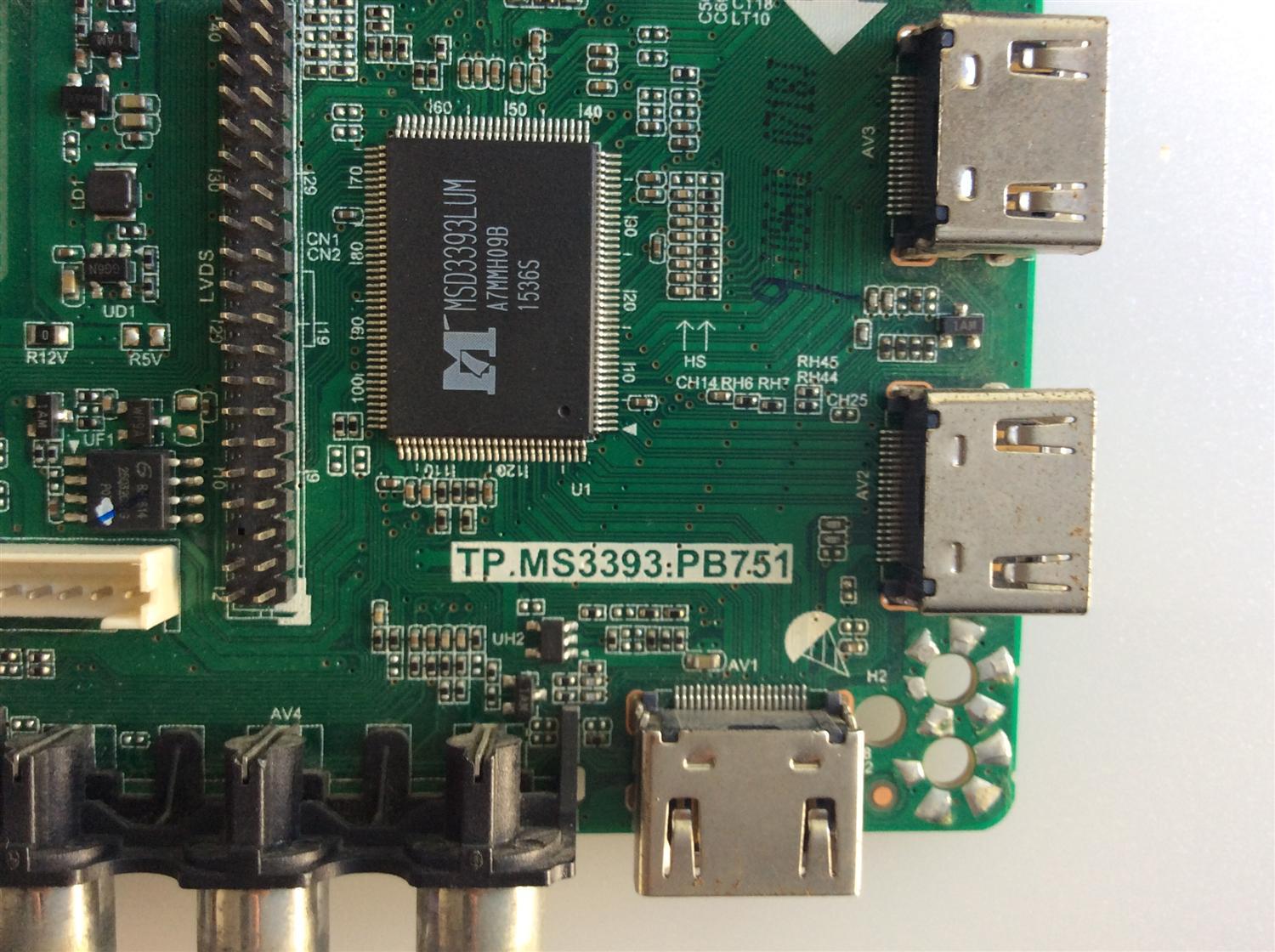 MAIN / FUENTE /(COMBO) / ATYME 40AE0010615-A1 / K16070960 / K16070960-0A01172 / TP.MS3393.PB751 / PANEL LSC400HN05-12V / MODELO 400AM7HD - Imagen 3
