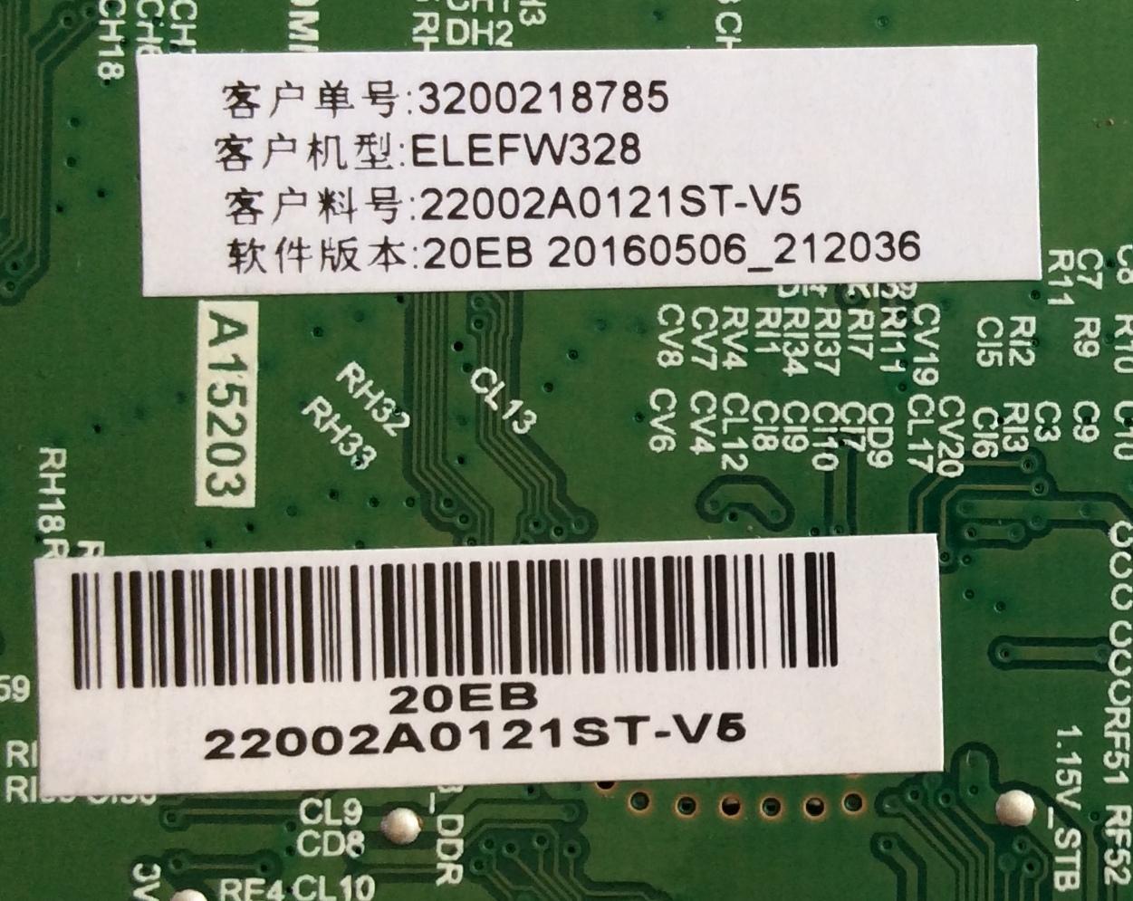 MAIN / FUENTE / (COMBO) / ELEMENT / H16071223 /H16071223-0A00460 / TP.MS3393T.PB758 / 3200218785 / PANEL BOEI320WX1-01 / MODELO ELEFW328  - Imagen 2