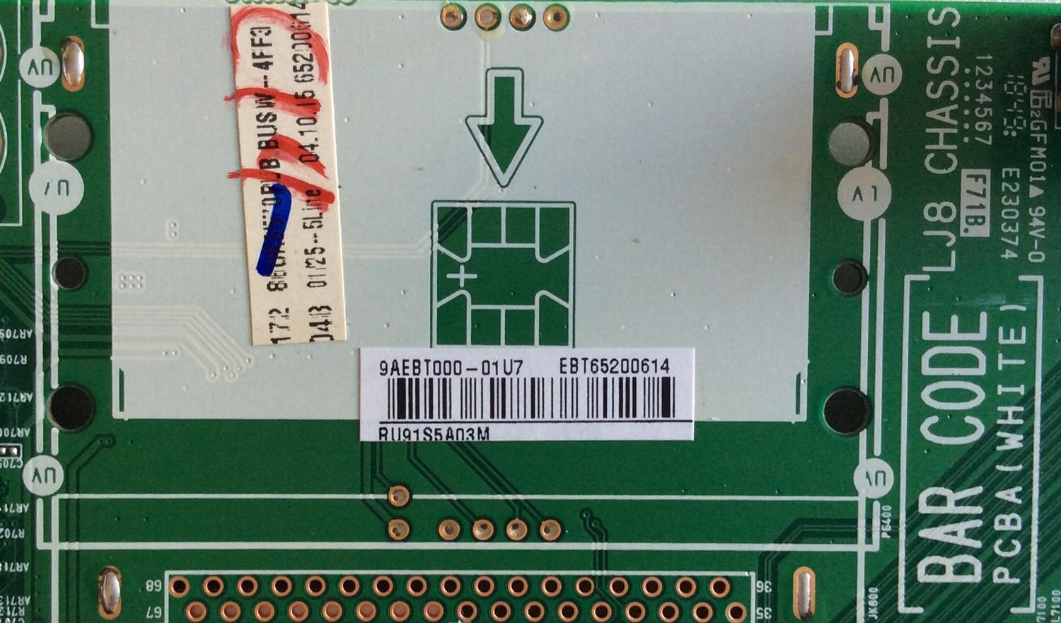 MAIN / LG EBT65200614 / EAX67895403(1.0)  / PANEL HC860DQF-SLUR1-2142 / MODELOS / 86UK6570PUB.BUSWLJR / 9A1L00F7 / 86UK6570PUB 9A1L00F7 - Imagen 2