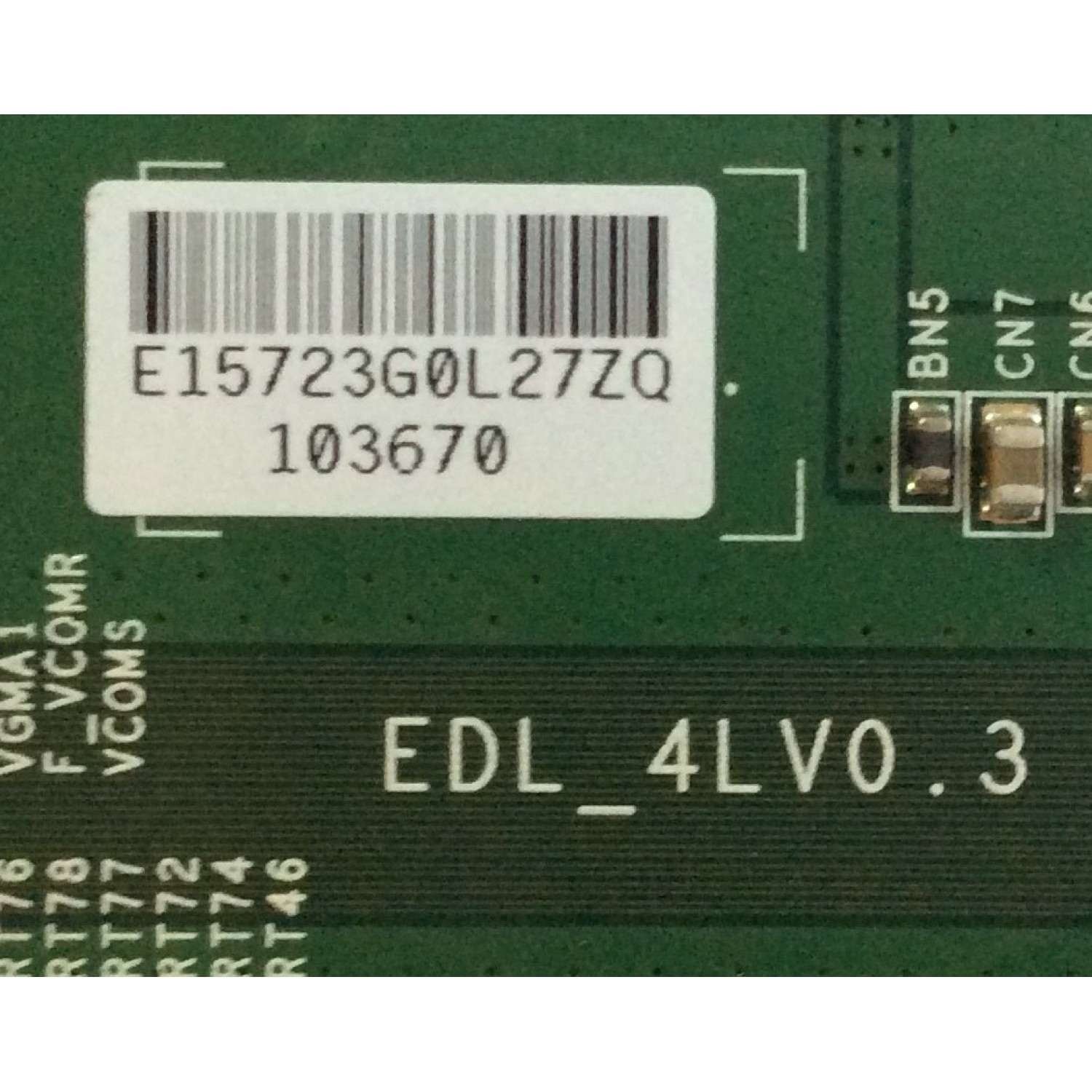 T-CON / SONY / LJ94-15723G / EDL_4LV0.3 / PANEL LTY400HF09-001 / PARTES SUSTITUTAS LJ94-0303925H 929H / LJ94-/ LJ94-03895F / LJ94-03925E / LJ94-03895H / LJ94-03934F / LJ94-03934G / LJ94-15723H / MODELO KDL-40EX620 MAS MODELOS EN DESCRIPCION - Imagen 2