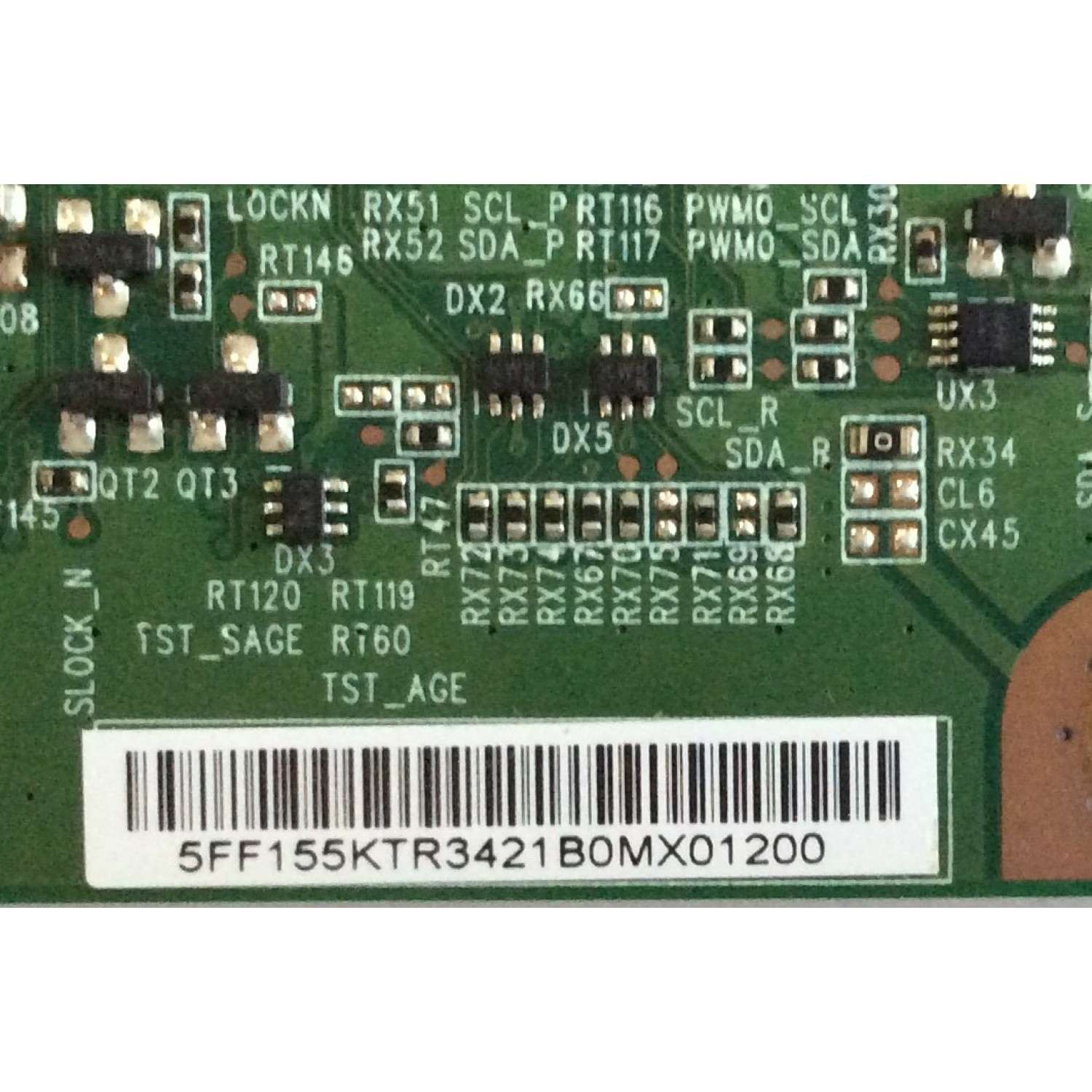 T-CON/VIZIO/V500DK1-CKS1/V500DK1-CKS1/5FF155KTR/PANEL TPT500DK1-QS1   REV:SC1A/MODELO P502UI-B1   LTM6RKCQ/ - Imagen 2