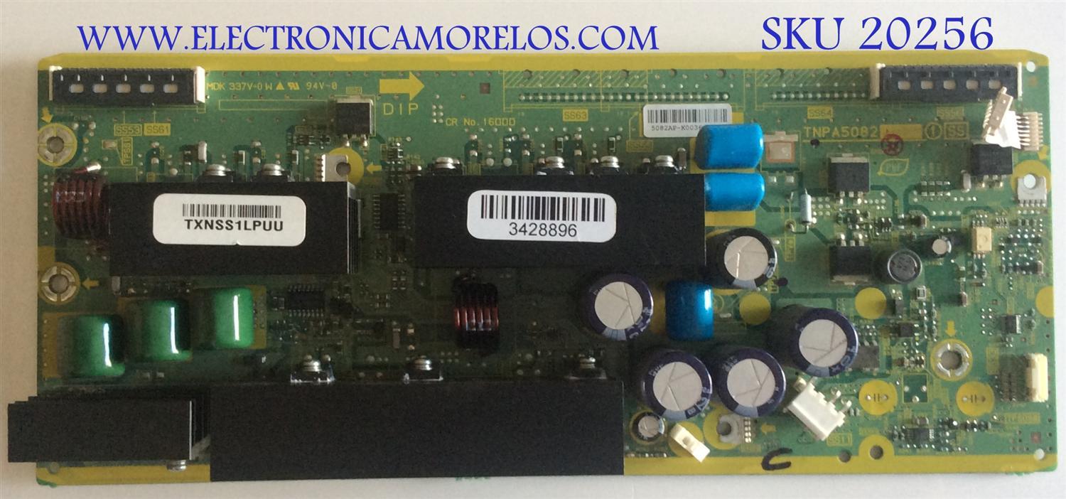 X-SUS / PANASONIC / TXNSS1LPUU / TNPA5082AP / 3428896 / PANEL MC127F19M13 / MODELOS TC-P5032C / TC-P50G20 / TC-P50G25 / TC-P50GT25