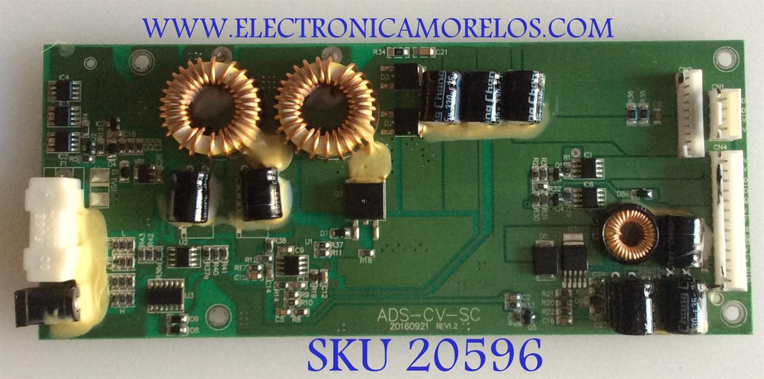 FUENTE STAND BY JENSE / 52A241A / ADS-CV-SC / 20160921 / 2016 12 26 003000 / PANEL ST3151A04-8 / MODELO JTV321DC