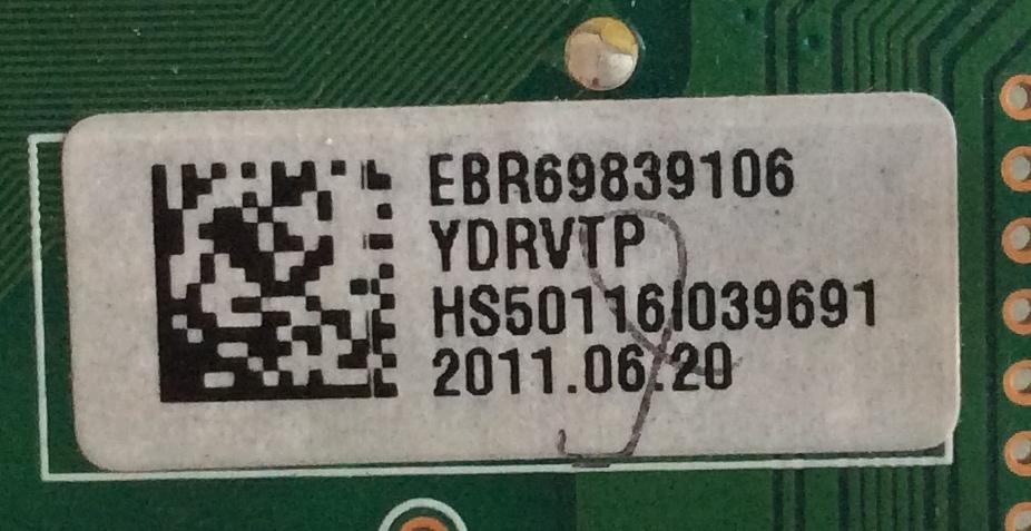 BUFFER LG / EBR69839106 / EAX62846502 / PANEL PDP50R30111  / MODELOS 50PV450-UA AUSZLHR / 50PZ550-UA / 50PZ950-UA - Imagen 3
