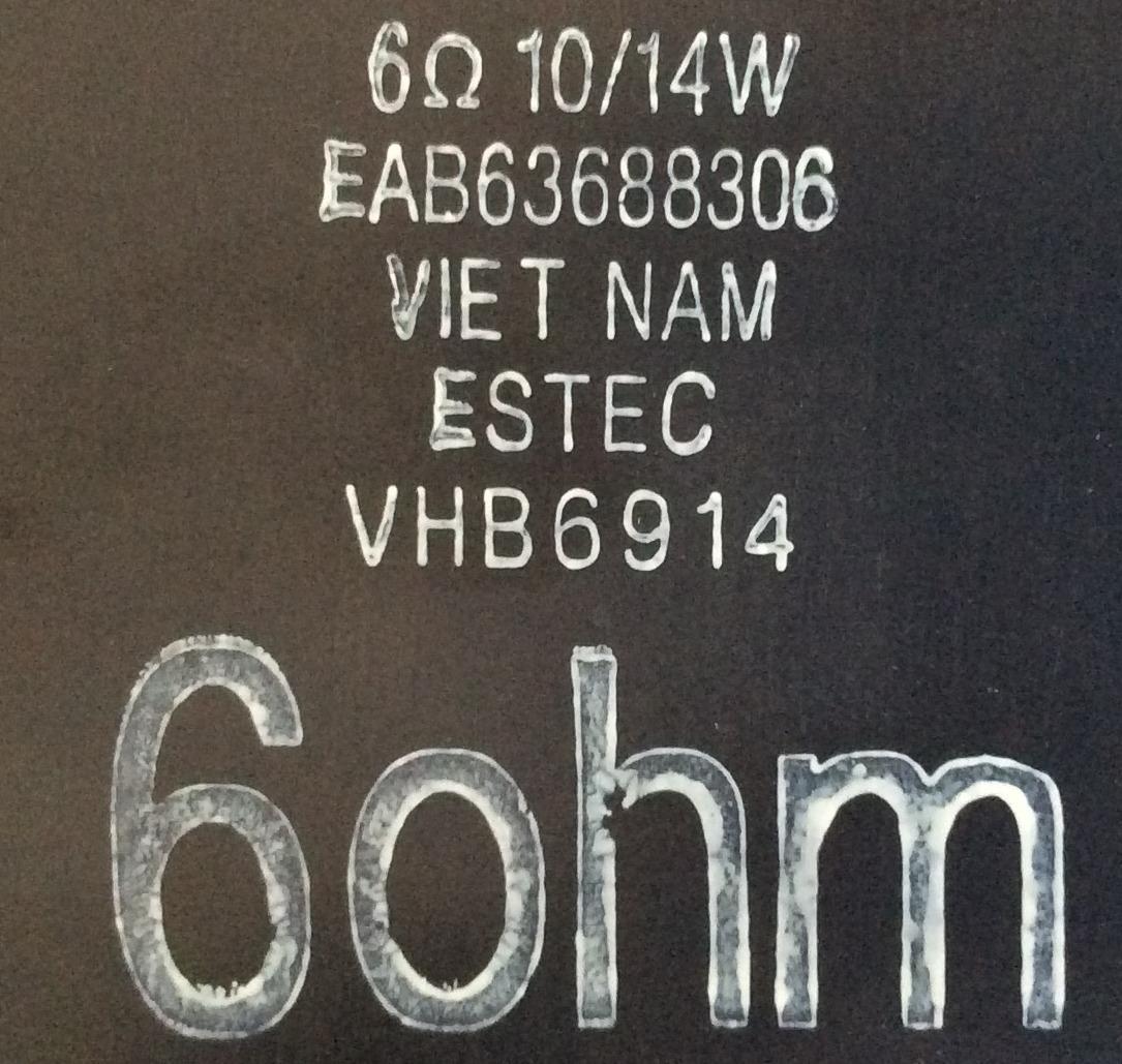 KIT DE BOCINAS ORIGINAL PARA TV LG / NUMERO DE PARTE EAB63688306 / EAB63688305 / MCK68506101 / MCK68465001 / PANEL LC550EGE(FJ)(M4) / MODELO 55UH6090-UF.BUSWLJR / 55UF6450 / 65UF6450-UA / 65UF6800-UA  - Imagen 3