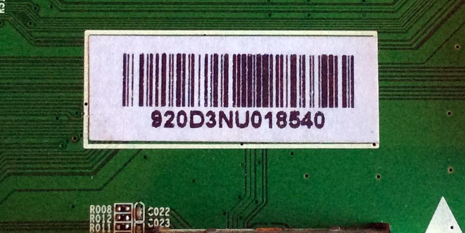 MAIN RCA / 920D3NU / JUC7.820.00083893 / HLS43C / MODELO  - Imagen 2