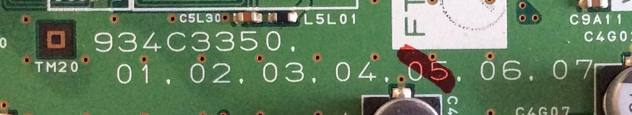 MAIN MITSUBISHI / 934C335005 / LT-521514000110J / 212A04001 / PANEL LTA520HE18-001 / MODELO LT-52151 - Imagen 4