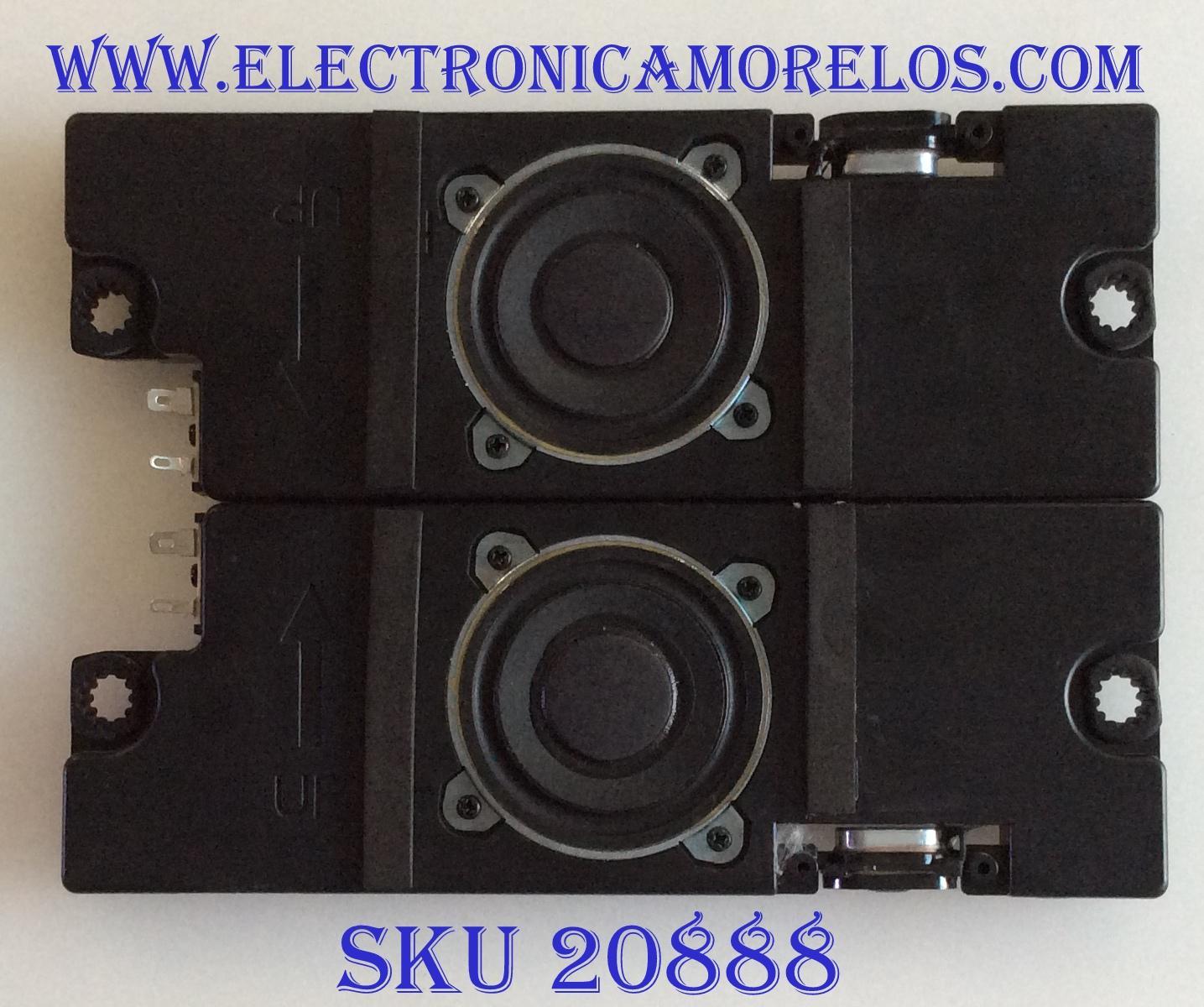 KIT DE BOCINAS PARA TV VIZIO / 378G0120481YLA / 378G0120481YRA / MODELO M43-C1