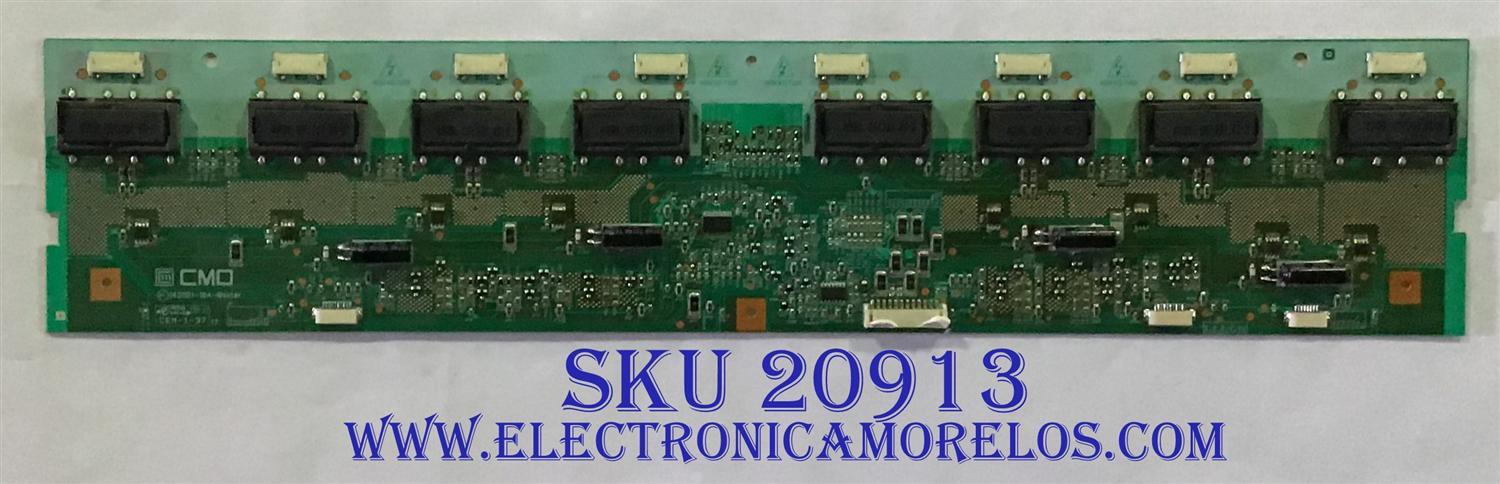 BACKLIGHT INVERTER MASTER / DINEX / PROSCAN / SANYO / VIORE / 27-D012836-M / I420B1-16A / PANEL'S V420H1-L11 REV C1 / V420H1-L11 REV C2 / V420B1-L01 / MODELOS DX-LCD42HD-09 / 42LA45H / DP42647 / LC42VF55 / TX-42F450S