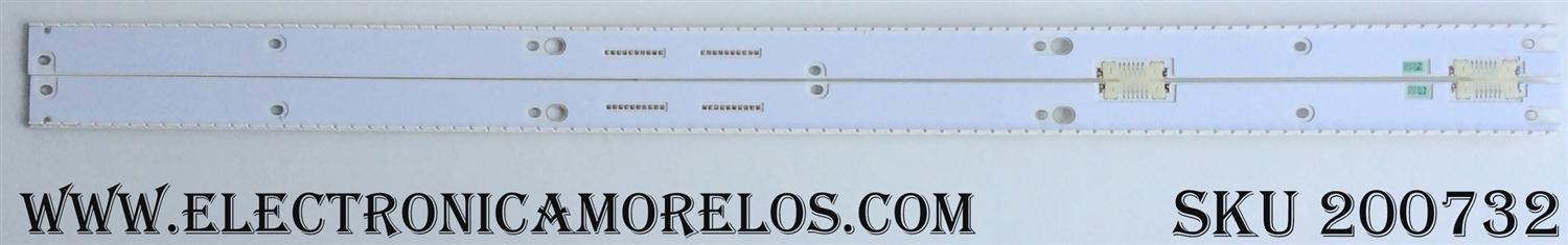 KIT DE LED PARA TV / SAMSUNG BN96-39379B/BN96-39380B / 39379B / 39380B / MODELO UN65KS8500FXZA / UN65KS8000FXZA / UN65KS800DFXZA / UN65KS850DFXZA / UN65KS9000FXZA / UN65KS9500FXZA / UN65KS950DFXZA / PANEL CY-XK065FLAV2H	