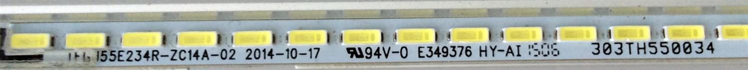 LED PARA TV / WESTINGHOUSE 303TH550033 / 303TH550034 / TFGJ55E234R-ZC14A-02 / TFGJ55E234L-ZC14A-02 / PANEL T550QVN03.0 / MODELOS WE55UT4200 TW-02001-A055I / WE55UT4200 TW-03501-A055I - Imagen 2