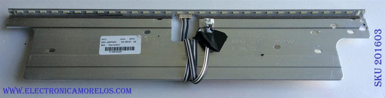 LED PARA TV ( 1 PIEZA) / SONY LM41-00113A / SONY 32W L30 REV1.0 141022 / 4-566-005 / 150108A / PANEL LTF320AP08 A08 / MODELO KDL-32R500C