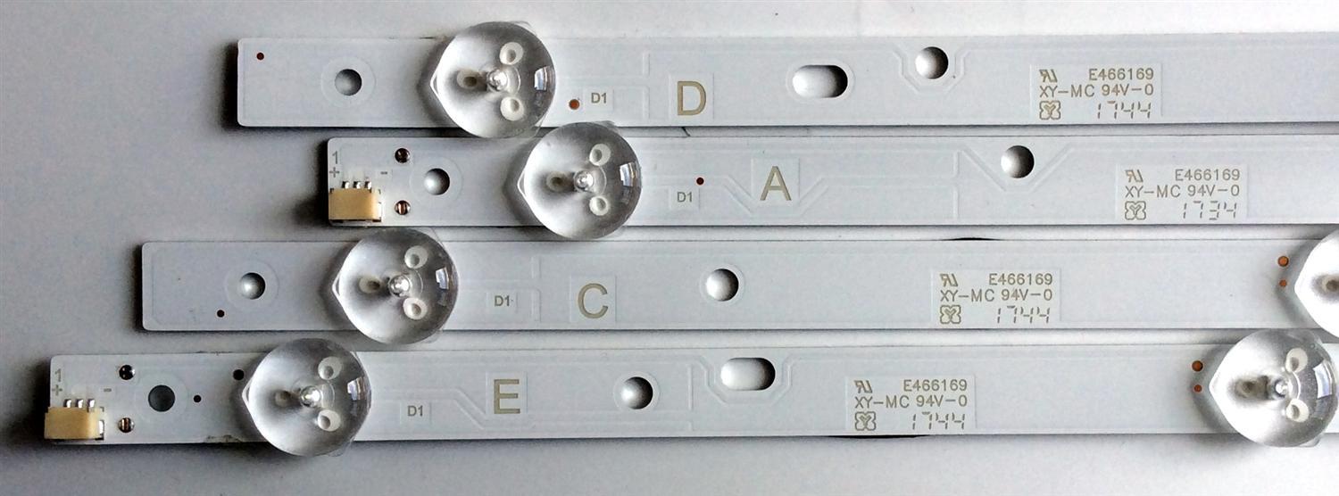 KIT DE LED'S PARA TV (4 PIEZAS) / VIZIO IC-C-VZAA48D828A / IC-C-VZAA48D828B / IC-C-VZAA48D828C / IC-C-VZAA48D828D / PANEL LSC480HN08 / MODELO D48F-F0 - Imagen 4