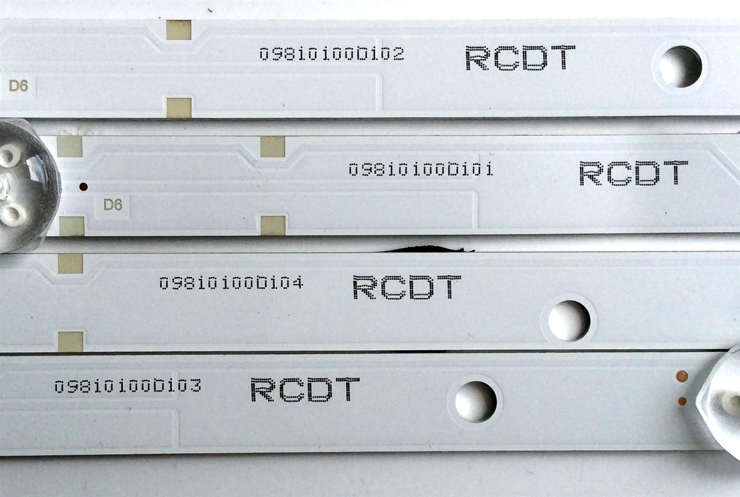 KIT DE LED'S PARA TV (4 PIEZAS) / VIZIO IC-C-VZAA48D828A / IC-C-VZAA48D828B / IC-C-VZAA48D828C / IC-C-VZAA48D828D / PANEL LSC480HN08 / MODELO D48F-F0 - Imagen 3