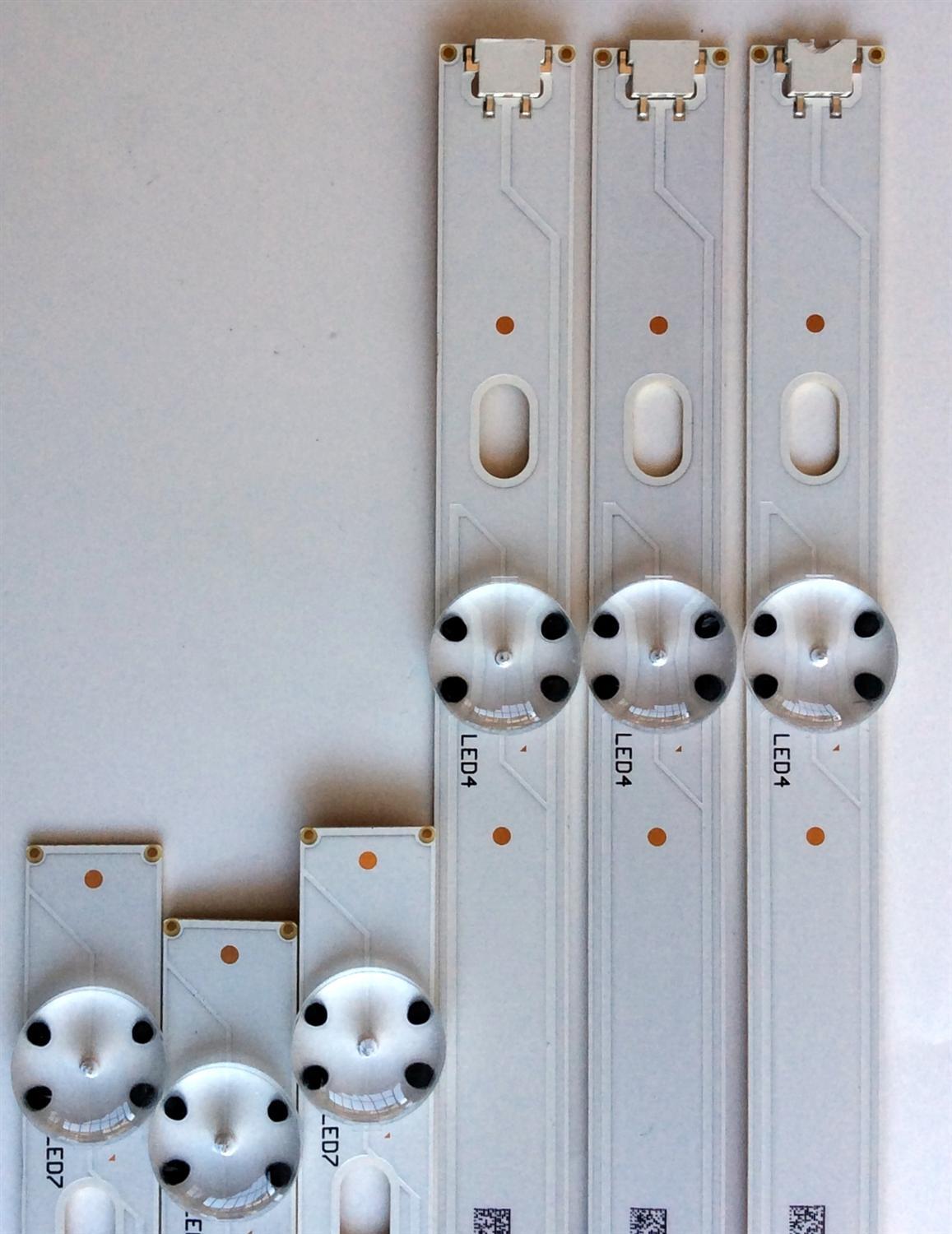KIT DE LED'S PARA TV (6 PIEZAS) / LG A-TYPE LC43490077A / B-TYPE LC43490078A / LC43490077A / LC43490078A / SSC_43UJ63_A_S / SSC_43UJ63_B_S / SSC_43UJ63_7LED_REV01_170930 / LGD43077 / PANEL NC430DGG-AAFX3 / 43UJ6300-UA / 43UJ6300-UA.BUSYLJM - Imagen 2