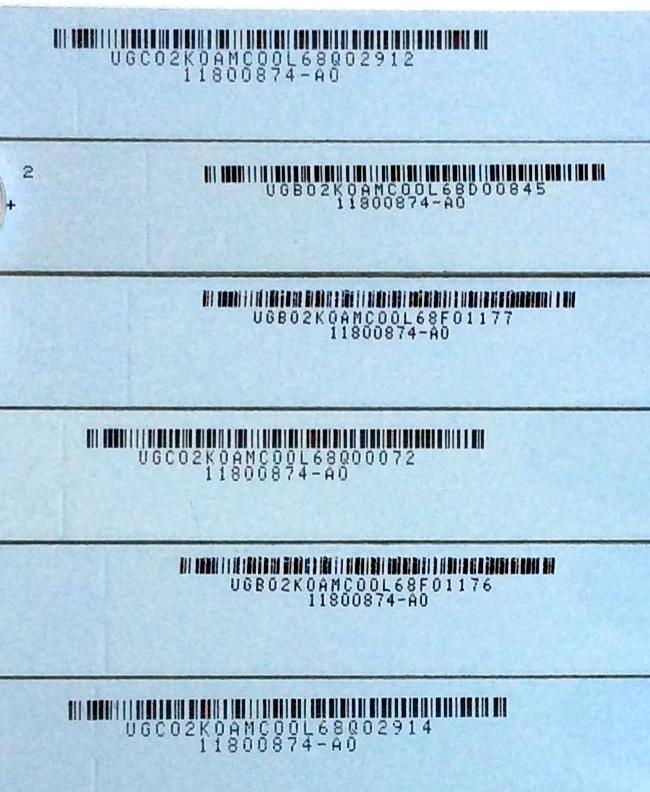 KIT DE LED'S PARA TV (12 PIEZAS) / TOSHIBA / 11800874-A0 / 11800875-A0 / 11800874 / 11800875 / E465853 / 01R38-D / 01R37-D / PANEL C500LD-GF61 REV.01 / MODELO 50L420U - Imagen 3