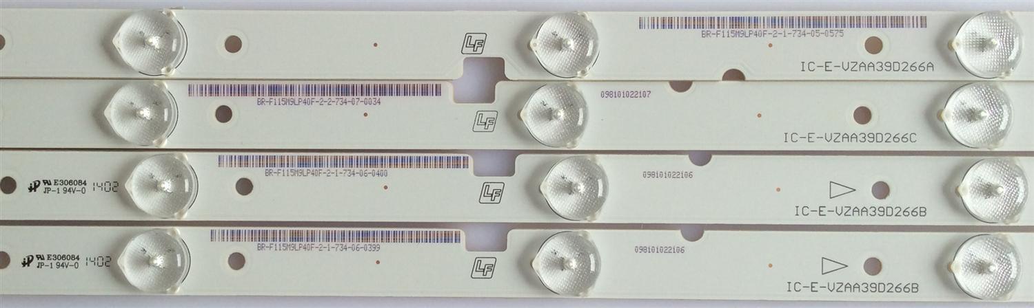 KIT DE LED'S PARA TV VIZIO ((4 PIEZAS)) / NUMERO DE PARTE IC-E-VZAA39D266A / IC-E-VZAA39D266B / IC-E-VZAA39D266C / PANEL T390HVN04.0 / MODELO E390-B0 - Imagen 4