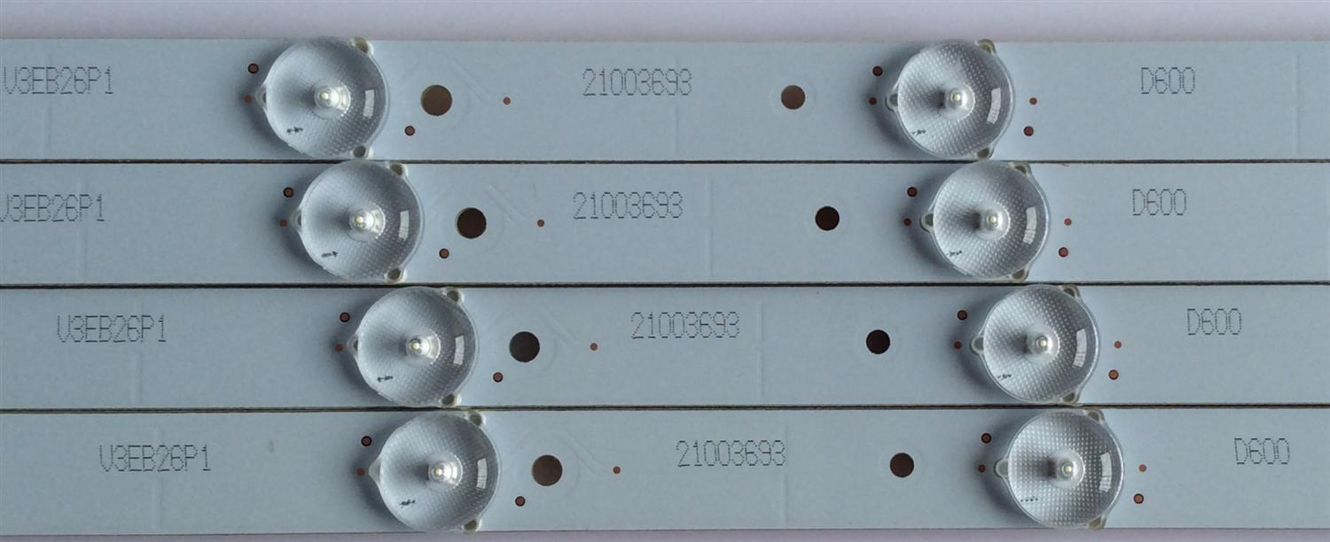 KIT DE LED'S PARA TV (4 PIEZAS)  / ELEMENT / 4640CL089 / V3EB26P1 / 21003693 / PANEL LSC400HM10 / MODELO ELEFW408 - Imagen 3
