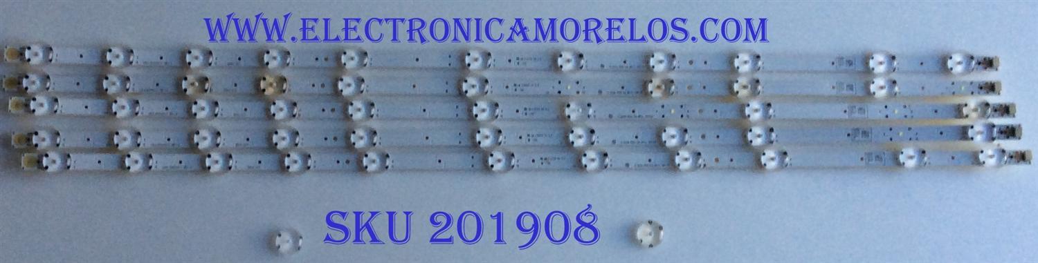 KIT DE LED'S  PARA TV ((INCOMPLETO)) / PHILIPS / UDULED0GS071 / LG INNOTEK 65INCH FUNAI_REV.A_ / 65W11S1P / PANEL UAD82XG / MODELO  65PFL5922/F8