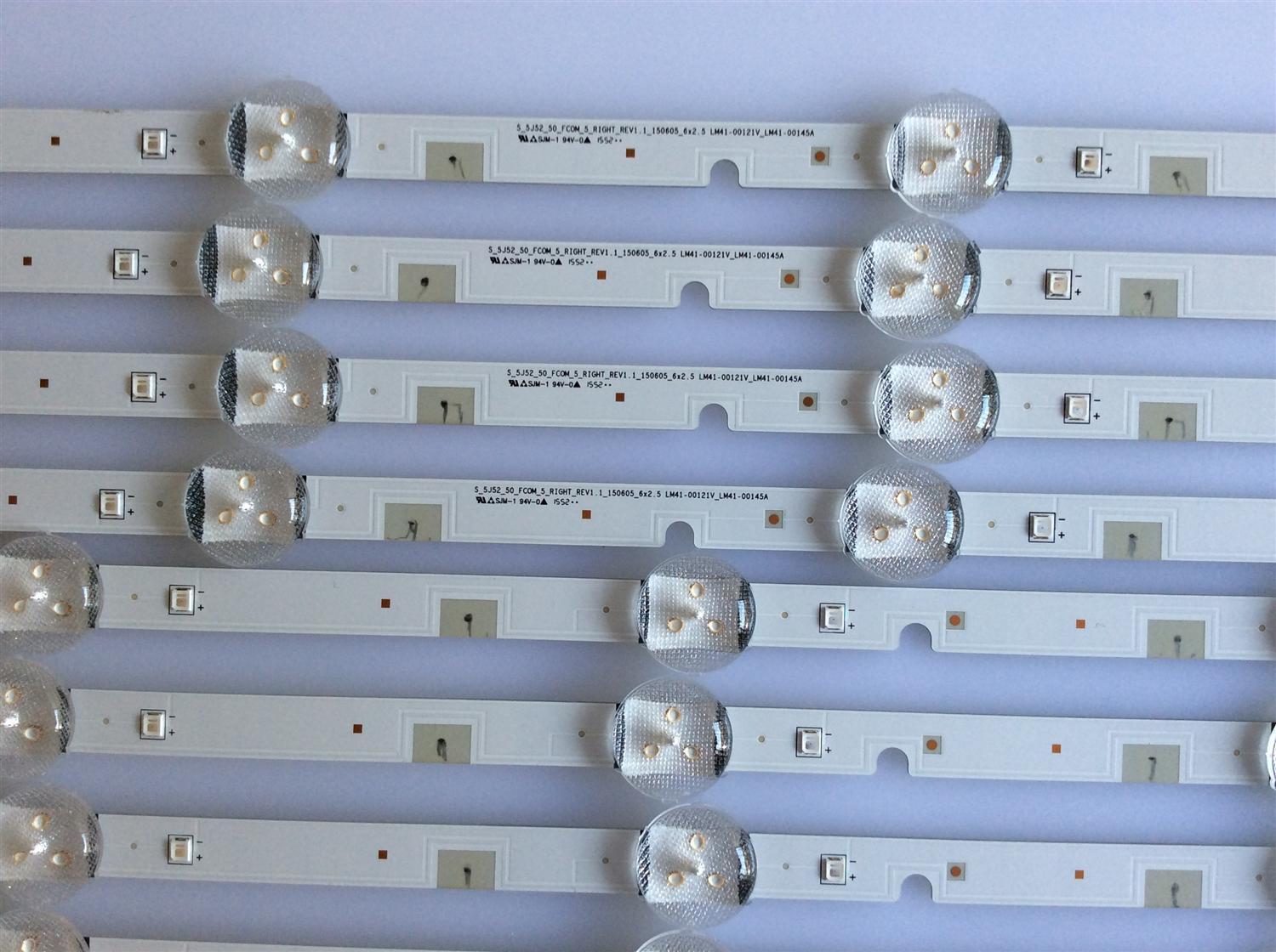 KIT DE LEDS PARA TV SAMSUNG ORIGINAL 8 PIEZAS / NUMERO DE PARTE 38526A / 38527A / S_5J52_50FC0M_5_RIGHT_REV1.1_150605 / 2015 SVS50 FHD FCOM L5 REV2.2 160925 LM41-00361A / 2015 SVS50 FHD FCOM R5 REV2.2 16025 LM41-00362A / MODELOS UN49M5000 / UA49J5200 - Imagen 3