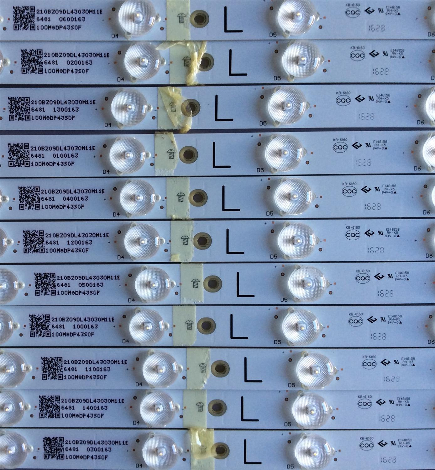 KIT DE LED'S PARA TV VIZIO (28 PIEZAS) / NUMERO DE PARTE LBM550P0205-ET-5 / LBM550P0205-EW-5 / 210BZ09DL43030M11E / 210BZ09DR43030M11E / EVTLBM550P0205-ET-4(L) / LBM550P0205-ET-5(L)(5) / LBM550P0205-EW-5(R)(5) / PANEL TPT550U2-EQLSJA.G / MODELO P55-C1 - Imagen 5