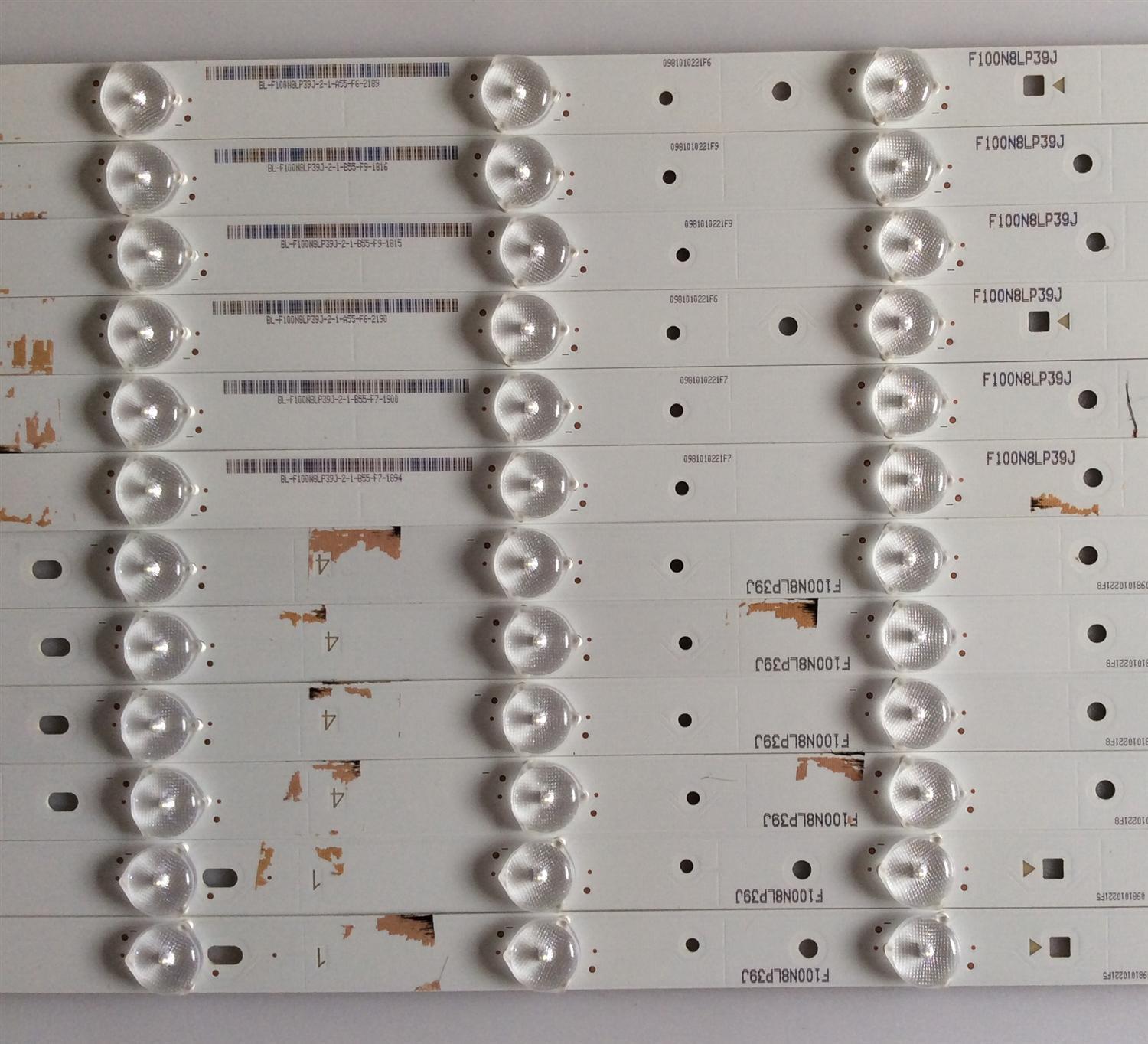 KIT DE LEDS PARA TV SHARP ORIGINAL 12 PIEZAS / NUMERO DE PARTE IC-A-VZAA55D584A / IC-A-VZAA55D584C / IC-A-VZAA55D584E / IC-A-VZAA55D584D / IC-A-VZAA55D584B / PANEL LSC550FN04-C01 / MODELO LC-55UB30U - Imagen 3
