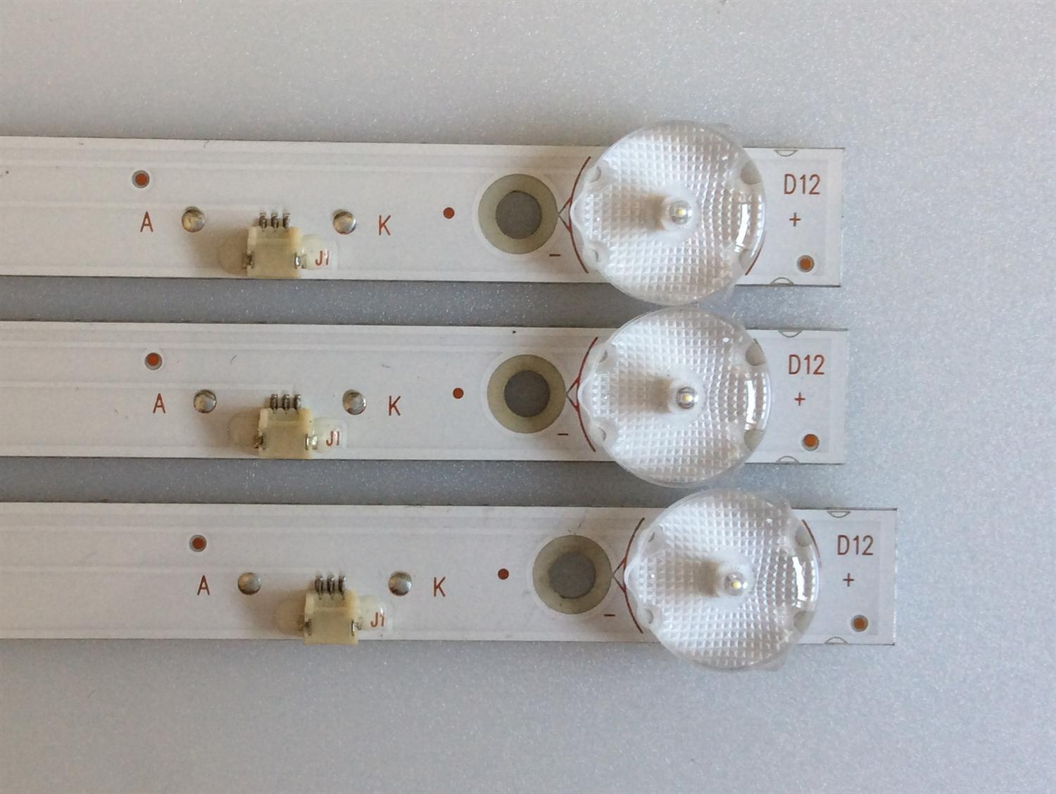 KIT DE LED'S PARA TV SEIKI ((3 PIEZAS)) / NUMERO DE PARTE 303AK320052 / AHKK32D06-ZC22AG-51 / 180309A4 / AK320M38 / MODELO 32HK700N - Imagen 3