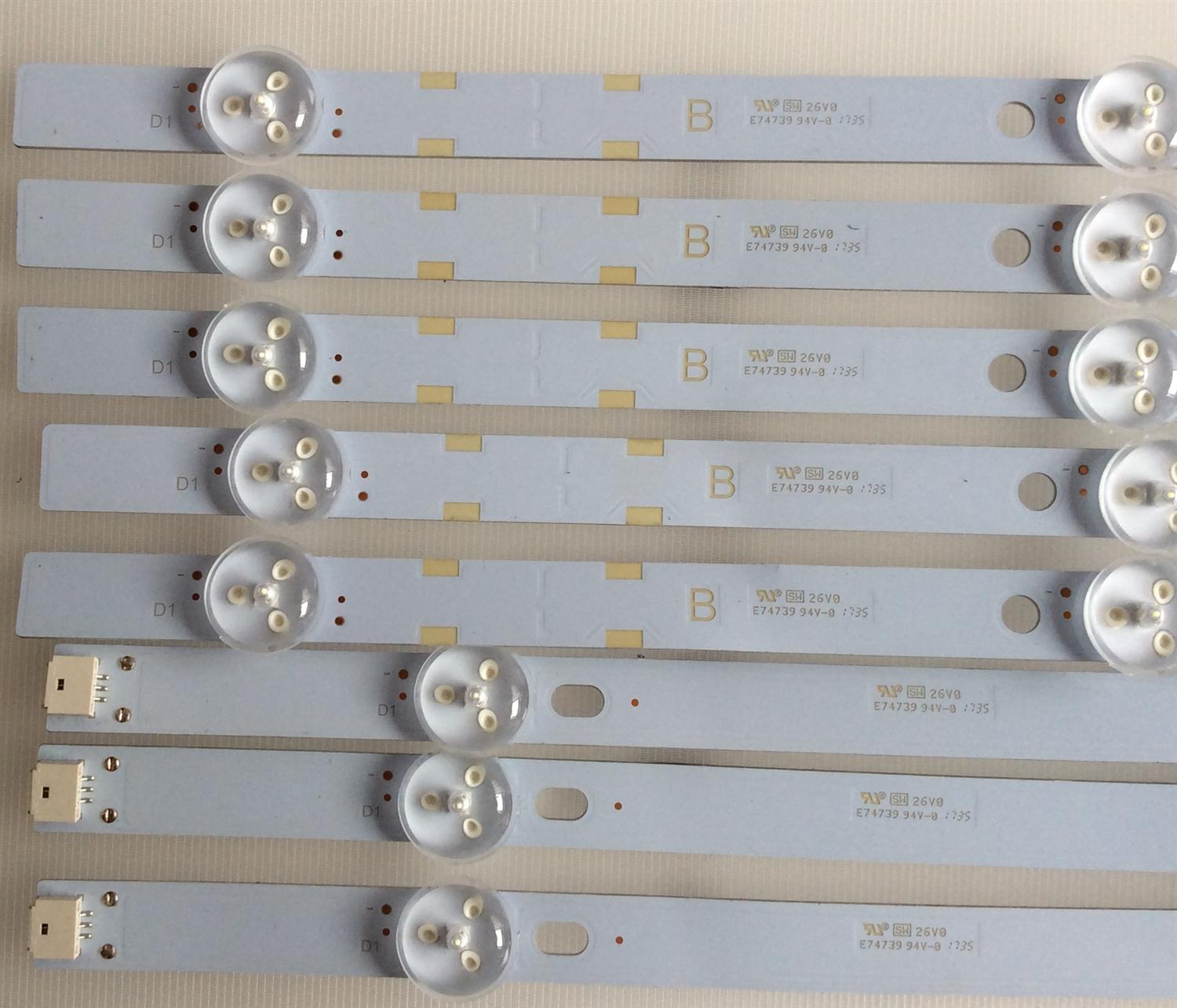 KIT DE LED'S VIZIO ((INCOMPLETO SOLO 8 PIEZAS)) / NUMERO DE PARTE IC-A-VZAA55D829 / IC-A-VZAA55D829A / IC-A-VZAA55D829B / 098101003189 / 098101003190 / PANEL LSC550FN11 / MODELO D55-E0 LAUSVPAT / NOTA IMPORTANTE:KIT CONSTA DE 10 PIEZAS EN TOTAL - Imagen 4