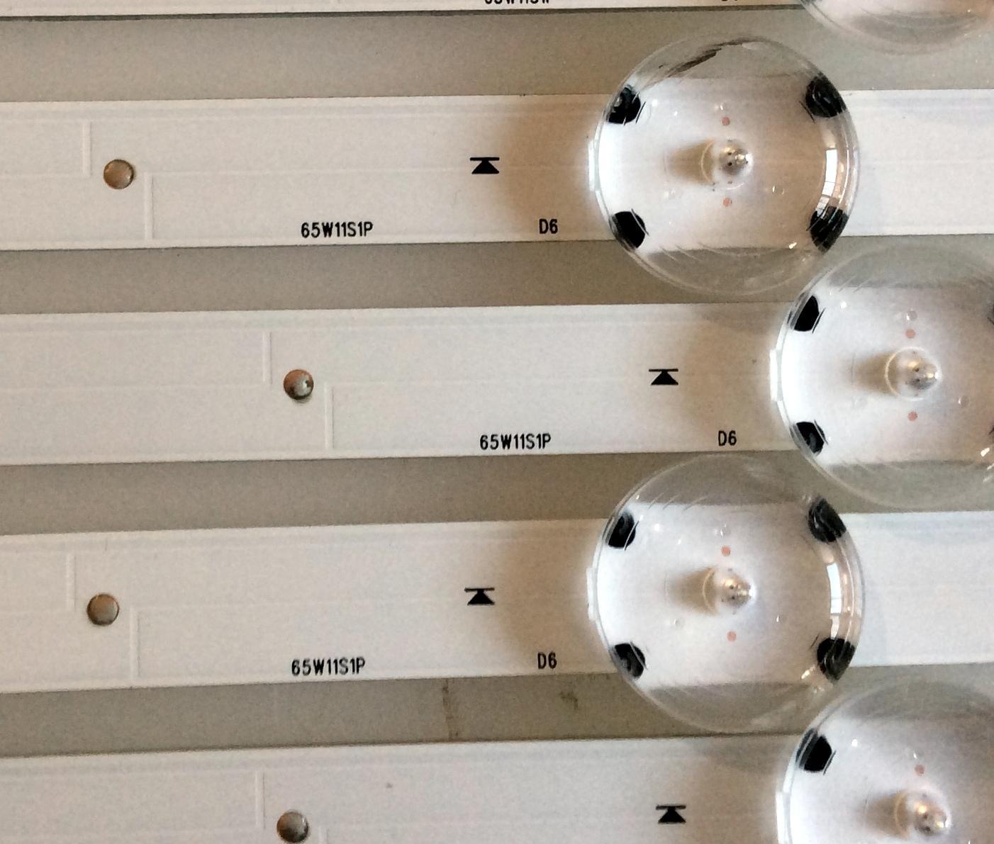 KIT DE LED`S PARA TV (6 PIEZAS) / PHILIPS UDULEDWRE002 / 65W11S1P / UQA26Ha0A / URC26HZ0A/ UDULEDWRE002 REV 0.2 D8 / UQA2 / 6Ha0A / URC2 / 6HZ0A / PANEL UBD85XG / MODELO 65PFL5603/F7 - Imagen 4