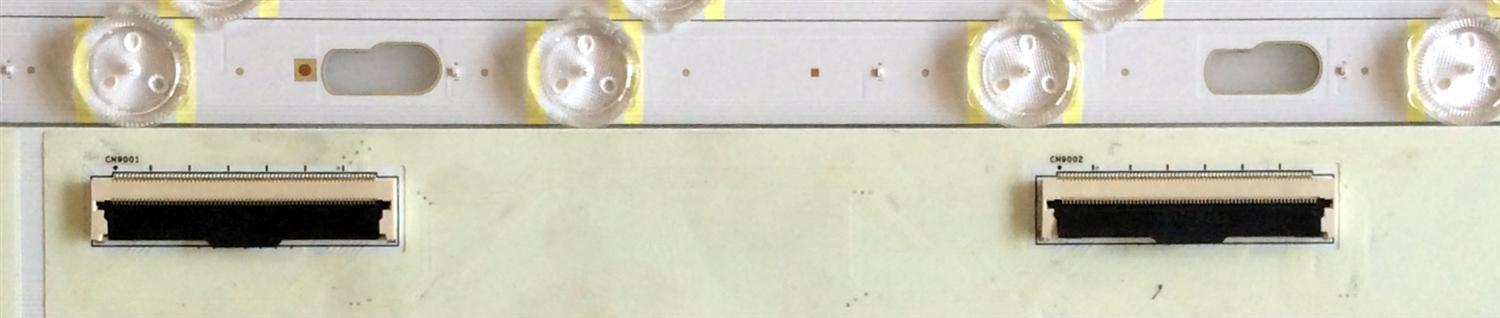 KIT DE LED`S PARA TV (20 PIEZAS) / SAMSUNG BN96-48093A / LM41-00709A / 48093A / E306084 / BN96-48274A / (CT181101) / Q70-55S-10EA / PANEL CY-TR055FLLV3H / MODELO QN55Q70RAFXZA FA01 - Imagen 2