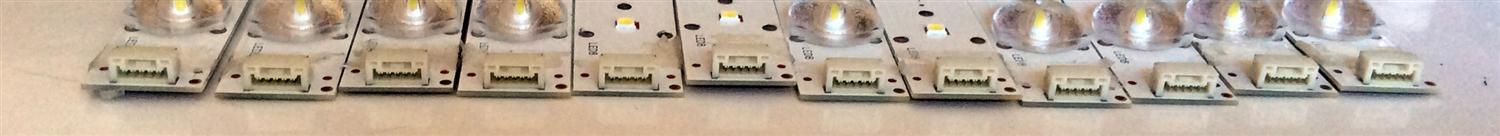 KIT DE LED`S PARA TV (12 PIEZAS) / RCA 01.JL.D55081235-031AS-R7N / JL.D55081235-031AS / E331251 / N150826 / PANEL LSC550FJ06-12V / MODELO LED55G65RQ - Imagen 3