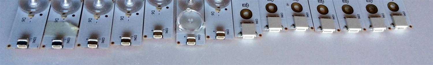 KIT DE LEDS ORIGINAL PARA TV INSIGNIA 14 PIEZAS / NUMERO DE PARTE LBM550P0601 / LBM550P0601-JM-3 / LBM550P0601-JN-4 / 115NAUP39F0F / 210BZ06DL43030M27E / 210BZ06DR43030M27E / PANEL TPT550U1-QVN05.U / MODELO NS-55DR710NA17 / NS-55DR710NA17 REV:C - Imagen 4