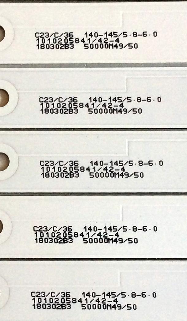 KIT DE LED´S PARA TV / NOTA IMPORTANTE:KIT CUENTA ORIGINALMENTE DE 9 PIEZAS (INCOMPLETO SOLO 8 PIEZAS) / INSIGNIA LED50D04A-ZC23AG-05 / LED50D04B-ZC23AG-05 / 30350004002 / 30350004001 / 180302B3 / 1010205841/42-4 / PANEL T500HVN07.5 / MODELO NS-50D510NA19 - Imagen 2
