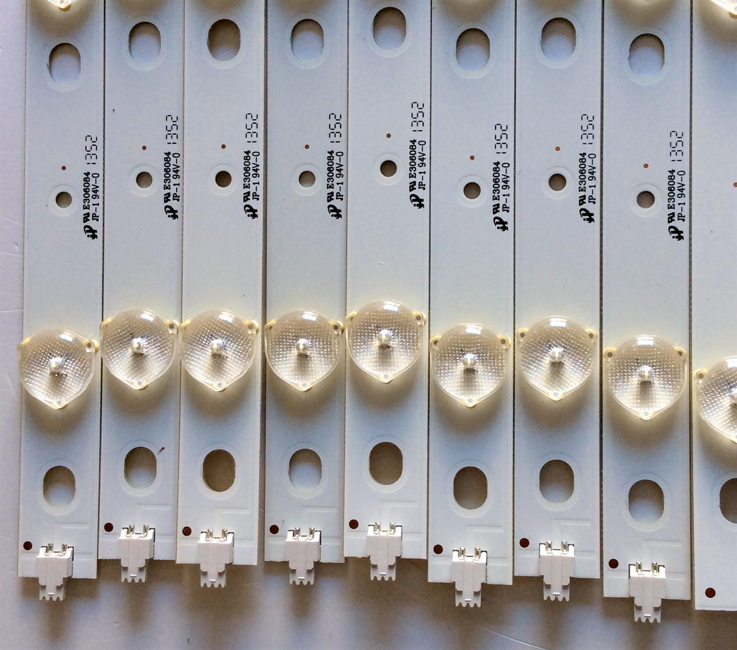 KIT DE LED´S PARA TV (16 PIEZAS) / PANASONIC IC-B-HWBR55D345 / IC-B-HWBR55D345R / IC-B-HWBR55D345L / 75.P2Q01G001 / 75.P2Q02G001 / LP-I5-5-E4 / P2QE24MA4853 / PANEL PAV5533-01 / MODELO TC-55AS530U - Imagen 5