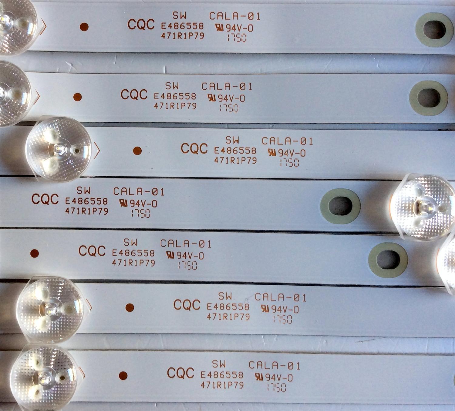 KIT DE LED´S PARA TV W BOX / NUMERO DE PARTE 4708-K55WDC-A2113N01 / K550WDC1 A2 / K550WDC117C098 / X-C71-K9-F15 / K550WDC1 / 471R1P79 / E486558 / CALA-01 / PANEL K550WDC2 / MODELO 0E-55LED4K - Imagen 3