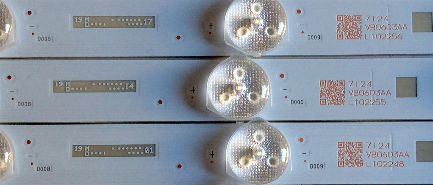 KIT DE LED´S PARA TV (6 PIEZAS) / SONY 1-984-208-12 / 18LS49 / E88441CS-194V-0 / E88441 / 006S7B / 7124 / VB0603AA / VBO6O3AA / PANEL YDS005DND01B / MODELO XBR-49X900F - Imagen 3