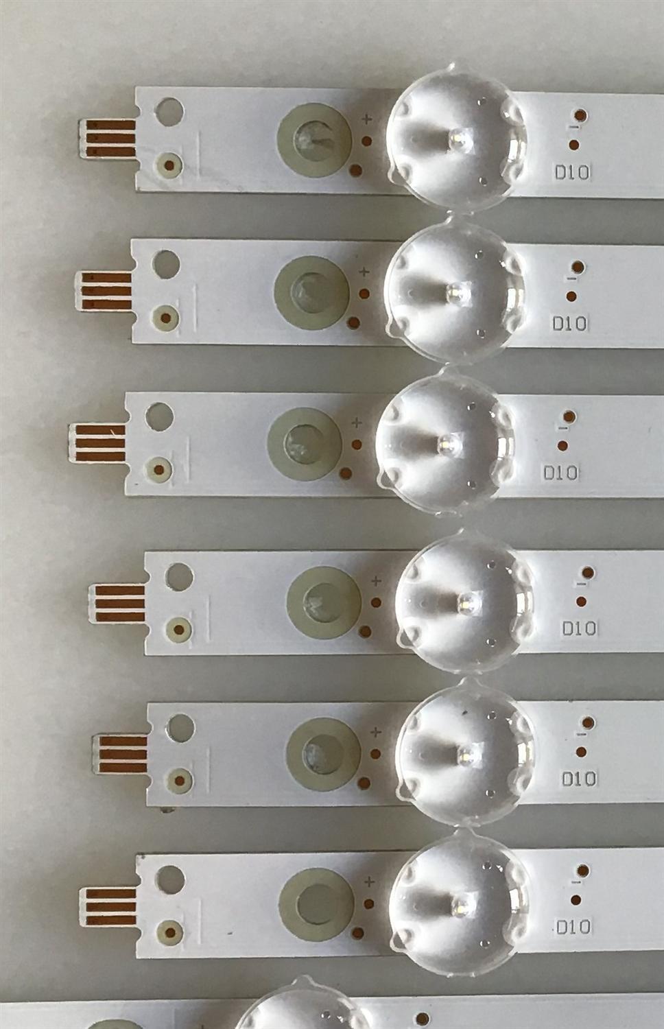 KIT DE LED'S PARA TV VIZIO (12 PIEZAS) / GJ-2K18-E55-550-D614-V9 / GJ-2K18-E55-550-D614-V9-R / GJ-2K18-E55-550-D614-V9-L / PANEL TPT550U1-QVN05.U / MODELO E55-F1 LTMWWUMU - Imagen 3