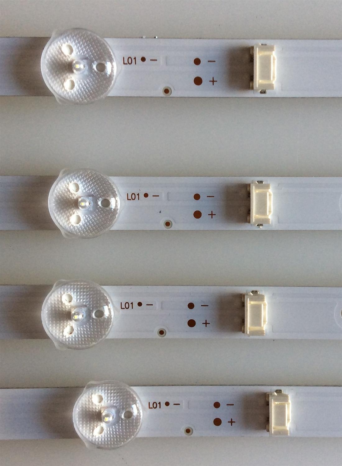 KIT DE LED´S PARA TV SKYWORTH (4 PIEZAS) / JL.D49081330-001FS-M / YAL13-00830300-18 / T308  /  N180202 / C5    170-175 / PANEL SDL49WY(LDO-612) / MODELO 49" - Imagen 3