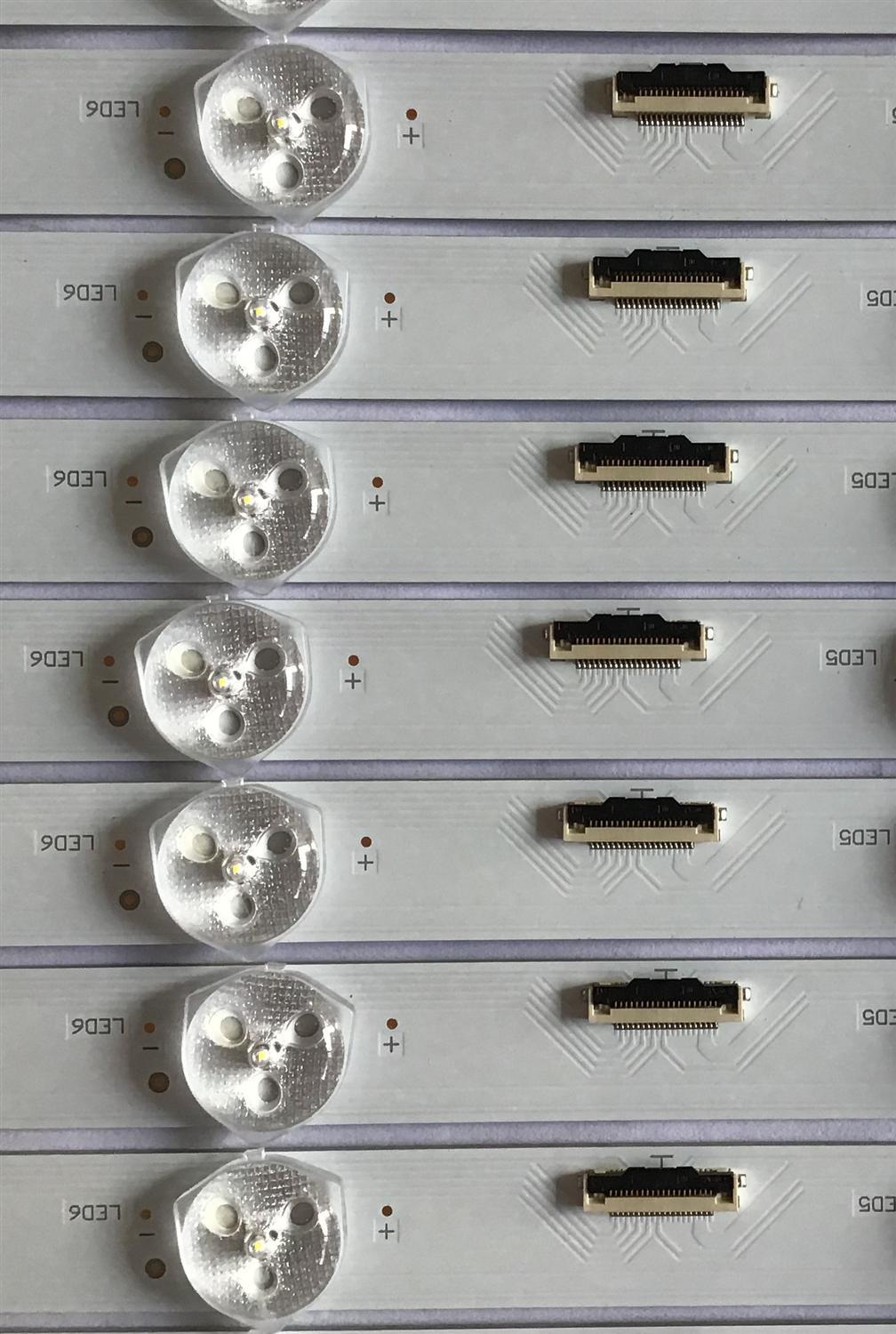 KIT DE LED´S PARA TV SONY (9 PIEZAS) / MBL-55030D915SN2 / ABH53T4 / E313218 1-984-209-11 / PANEL YD9F055DN01 / MODELO XBR-55X950G / 1.08M - Imagen 3