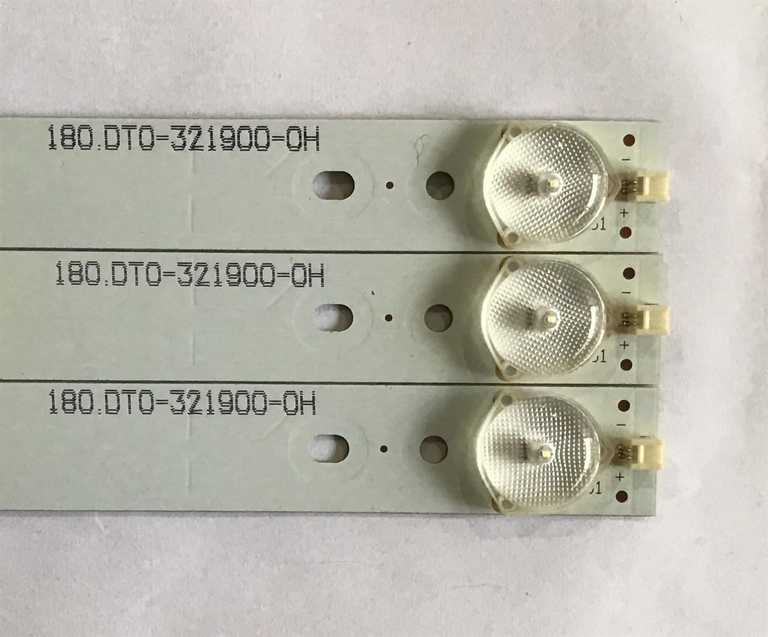KIT DE LED´S PARA TV JVC (3 PIEZAS) / C-CNT32D522 / 180.DT0-321900-0H / A2CC / PANEL CX315DEDM / MODELO LT-32DE75 - Imagen 2
