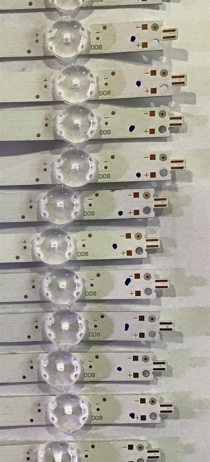 KIT DE LED´S PARA TV VIZIO (16 PIEZAS) / 01U55 / GJ-2K18-AE22-750-D816-V4 / 210BZ08D0B334BQ00D / 18324 / PANEL TPT750U1-QVR01.U / MODELO E75-F1 - Imagen 2