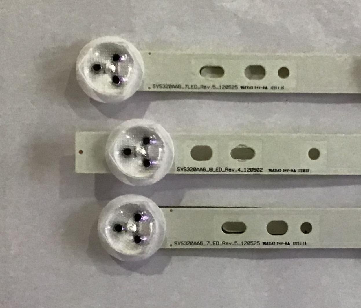 KIT DE LED´S PARA TV TOSHIBA (3 PIEZAS) / SVS320AA6 / SVS320AA6_6LED_REV.4_120502 / SVS320AA6_7LED_REV.5_120525 / PANEL LTA320AP33 / MODELO 32L2200U - Imagen 2