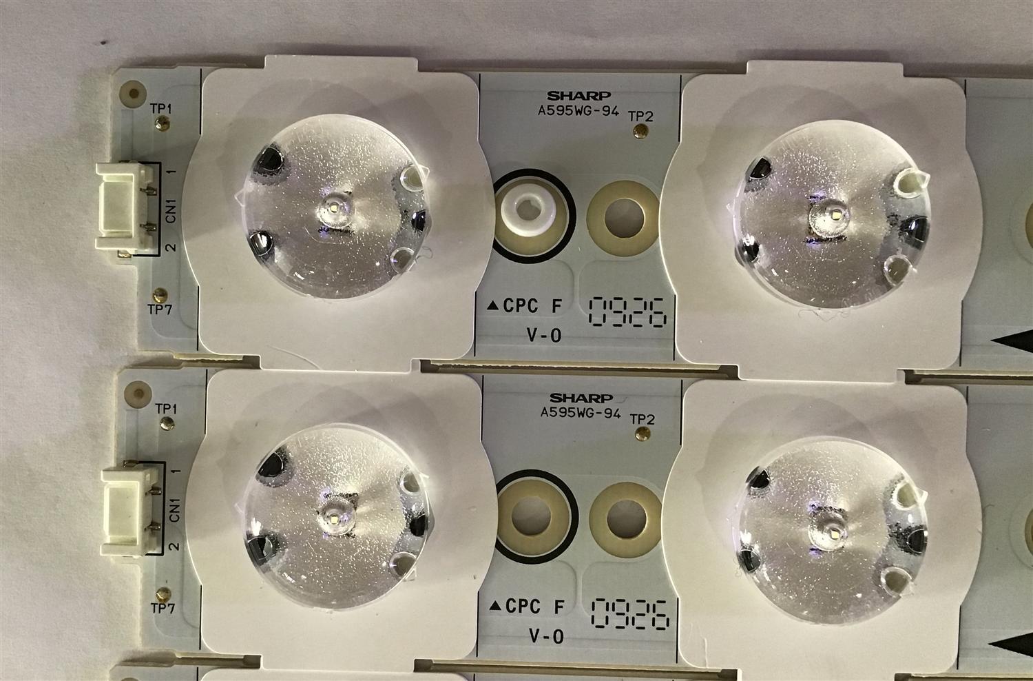 KIT DE LED'S PARA TV SHARP (26 PIEZAS) / A596WG-94 / A595WG-94 / 011980 / SN-AG-CU / MODELO LC40LE700UN / NOTA IMPORTANTE:KIT CUENTA ORIGINALMENTE DE 27 PIEZAS ((INCOMPLETO SOLO 26 PIEZAS)) - Imagen 2