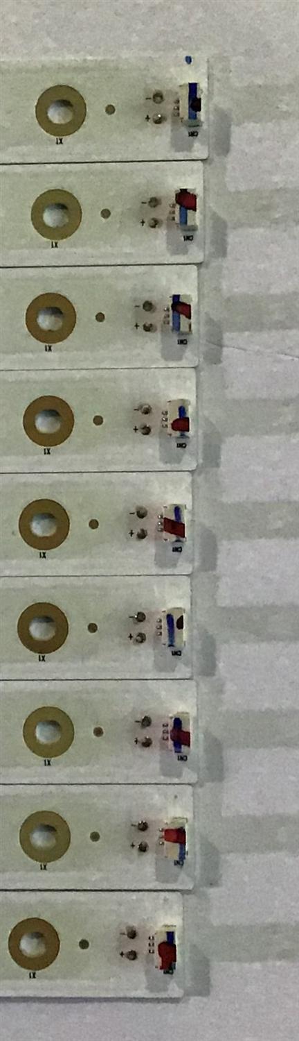 KIT DE LED'S PARA TV HITACHI (9 PIEZAS) / YHF-4C-LB490T-YHD / TCL_0DM_49D1800 4X9_3030_LX20161124_VER.0 / PANEL LVU490CSDX E2  / MODELO 49R80 - Imagen 2