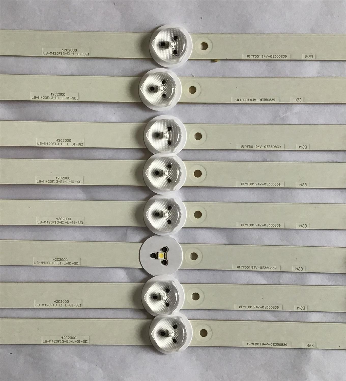 KIT DE LED´S PARA TV HITACHI (8 PIEZAS) / SVJ420A76 / SVJ420A76_REV04_5LED_140114 / LB-M420F13-E1-L-G1-SE1 / 42C2000 / PANEL C420F14-E4-A / MODELO LE42H508A - Imagen 3