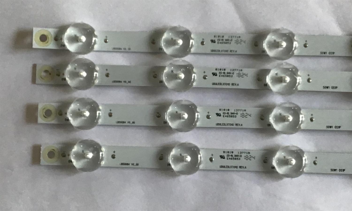 KIT DE LED'S PARA TV PHILIPS (4 PIEZA) / UDULEDLXT010 / LB50084 V0_00 / PANEL UBAU0XH / MODELO 50PFL5703/F7 - Imagen 2